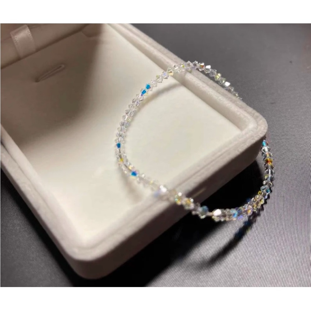 💖 Crystal Bracelet 7”-8” stretchy NEW Gorgeous! - Picture 5 of 9